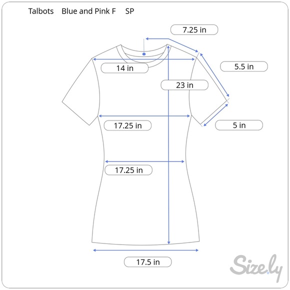 Talbots Multi-Colored floral Tee  Size SP - Picture 8 of 8